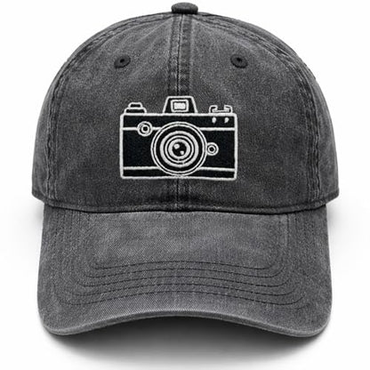 WOAIDY Embroidered Baseball Cap for Men & Women - color: Camera