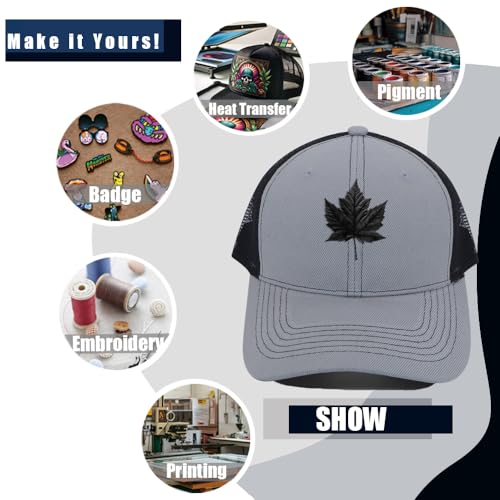 ZH 12 Pack Mesh Trucker Hats, Bulk Baseball Caps for Men and Women, Trucker Cap Wholesale - color: Dgray-black