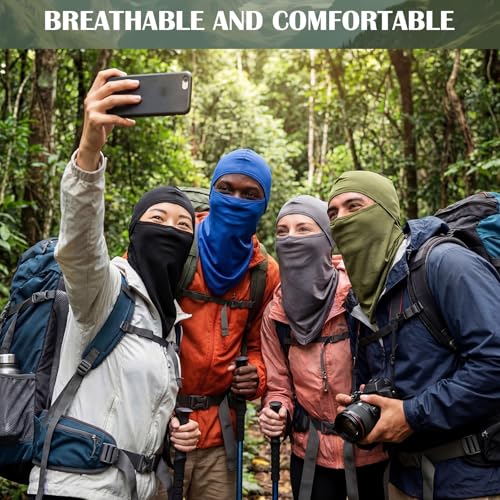 Balaclava Face Mask Sun Protection Men - style: Solid Color Style