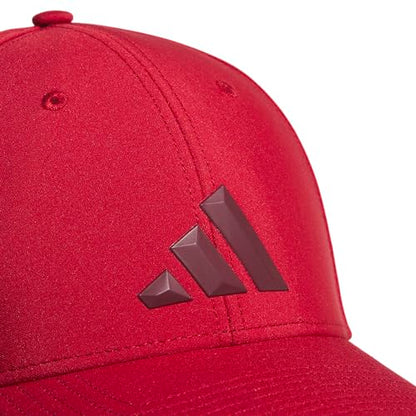 adidas Men's Gameday Stretch Fit Hat - color: Active Maroon/Collegiate Burgundy/5, size: Large-X-Large
