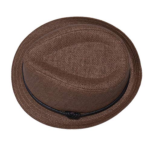Levi's Men's Straw Fedora Hat - color: Brown Straw, size: Large-X-Large