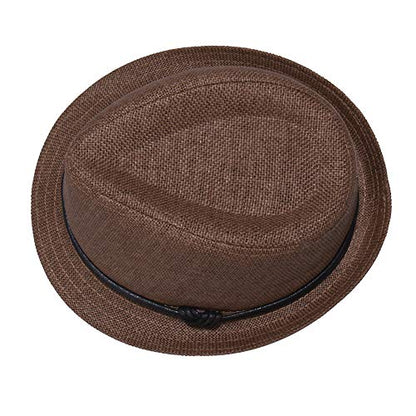 Levi's Men's Straw Fedora Hat - color: Brown Straw, size: Large-X-Large