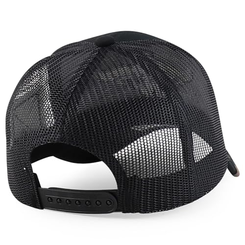Trendy Apparel Shop Bull Embroidered Western Snapback Trucker Cap - color: Black Black 2