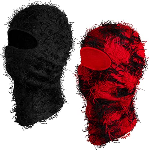 Newcotte 2Pc Ski Mask - color: Black, Red