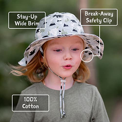 JAN & JUL Adjustable Cotton Floppy Sun Hat with 50+ UPF Protection for Boys - color: Blue Whale, size: 6-24 Months