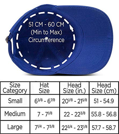 DALIX Baseball Cap Dad Hat Plain Men Women Cotton Adjustable Blank Unstructured Soft - color: Royal Blue