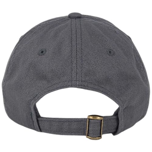 E BY ELIDAN Two Tone Dad Hat, Low Profile Baseball Cap - color: Charcoal Black