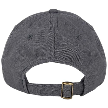 E BY ELIDAN Two Tone Dad Hat, Low Profile Baseball Cap - color: Charcoal Black