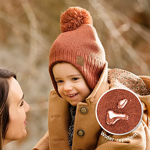 KeaBabies Baby Beanies, Winter Baby Hats for Boys, Girls (Clay, 6-36M) - color: Clay