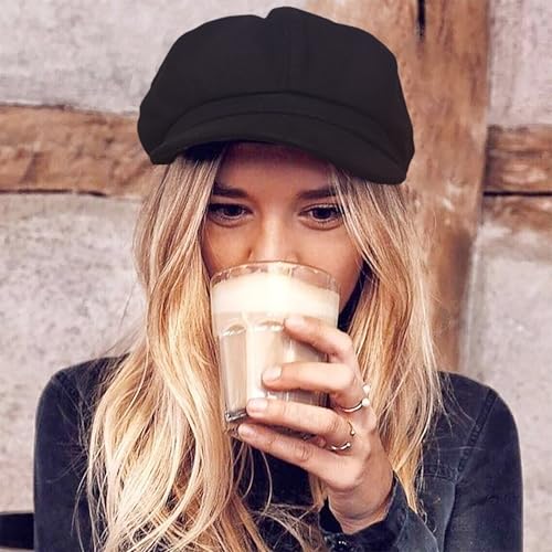 Women's Beret & Baker Boy Hat - 8 Panel, Winter & Fall, Newspaper Boy Style