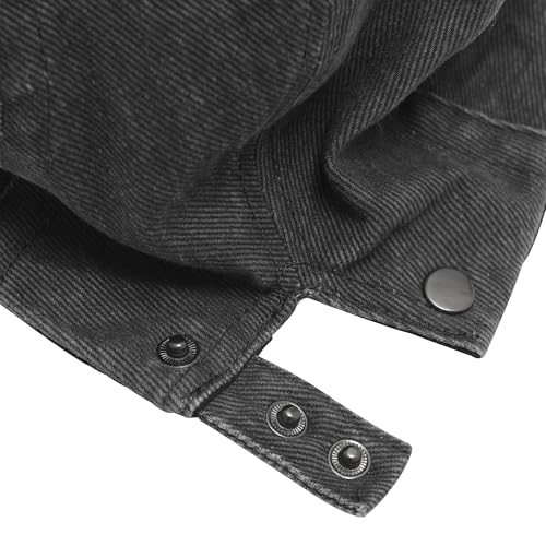 ZLYC Men Cotton Flat Cap Summer Scally Newsboy Beret Driver Hat - color: Washed Gray