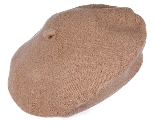 TOP HEADWEAR Wool Blend French Bohemian Beret - color: Tan