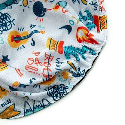 Funny Cycling Cap - Men and Women Cycling Hat-Under Helmet Bike Cap One Size - color: Aa4