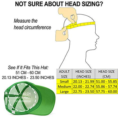 DALIX Solid Blank Trucker Hats Caps 2 Pack - color: Kelly Green