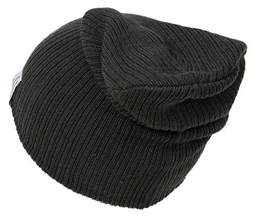 TOP HEADWEAR Soft Ribbed Slouchy Beanie - color: Dark Gray