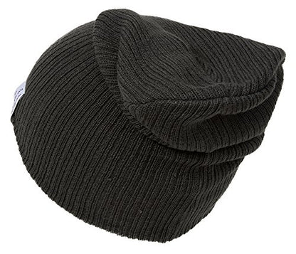 TOP HEADWEAR Soft Ribbed Slouchy Beanie - color: Dark Gray