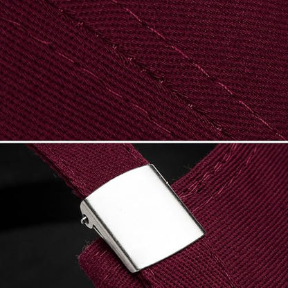 Outdoor Brimless Hat for Men Women, Adjustable Rolled Cuff Skull Cap - color: 1#burgundy