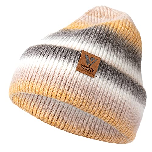 Vgogfly Slouchy Beanie Hats for Women Winter Knitted Caps Soft Warm Ski Hat Unisex - color: Z - Mix 7