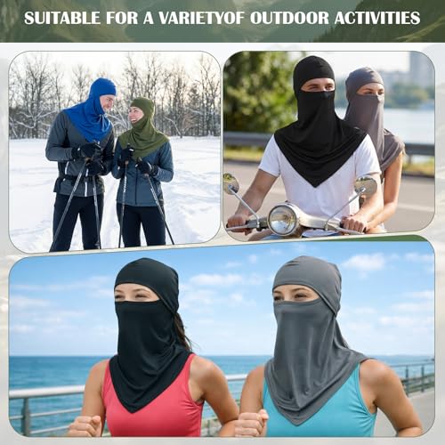 Balaclava Face Mask Sun Protection Men - style: Solid Color Style