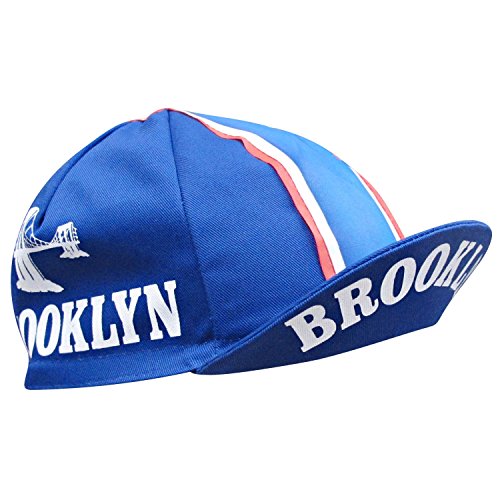 Retro Prestige Team Cycling Caps Classic L’Eroica Made in Italy - color: Brooklyn Blue, size: One Size