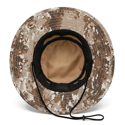 Soul of Adventure Bucket Hat | UV 50+ for Adults | Sun Protection with Adjustable Fit, Moisture-Wicking Fabric - color: Desert Digi Camo