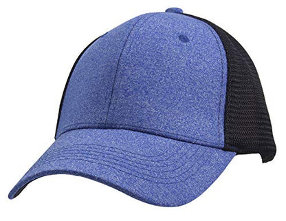 TOP HEADWEAR Heather Print Athletic Stretch Fit Baseball Hat