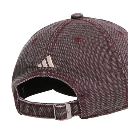 adidas Men's Ultimate Hat Baseball Cap - color: Maroon/Crystal Linen Beige/Dye