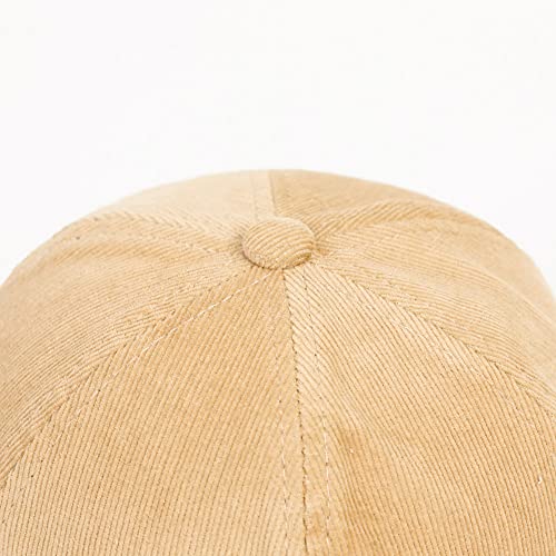 Men Hats Docker Cap Hats Beanie Sailor Cap Worker Hat Rolled Cuff Retro Brimless Hat with Adjustable - color: 7019-khaki
