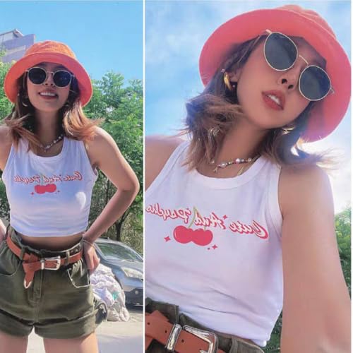 Cotton Terrycloth Bucket Hat for Women Fisherman Wide Brim Fishing Hat for Men Spring Fall Sun Protection Outfits - color: Orange