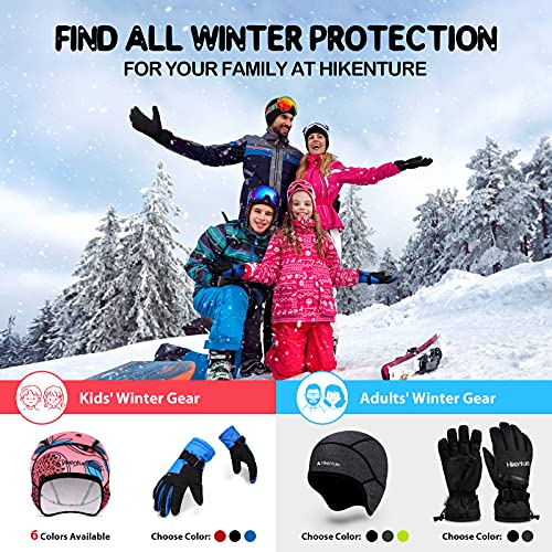 Hikenture Kids Skull Cap Helmet Liner Winter Hat for Boys and Girls Beanie Ski Hat with Thermal Fleece for Snow Sports… - color: Pink