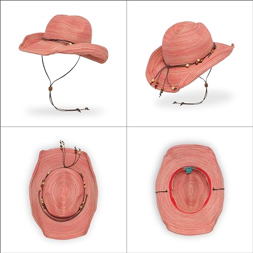 Sunday Afternoons Sunset Hat UPF 50+ Western Women's Sun Hat - color: Cinnamon, size: Medium