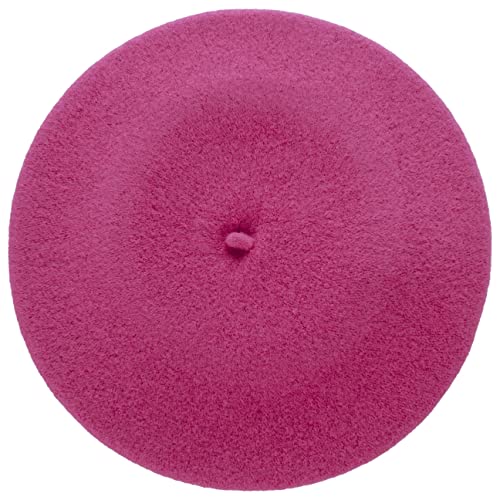 Women's Beret Cashmere Wool French Hat Made in EU Women Autumn Winter - color: Pink, size: 6 7/8