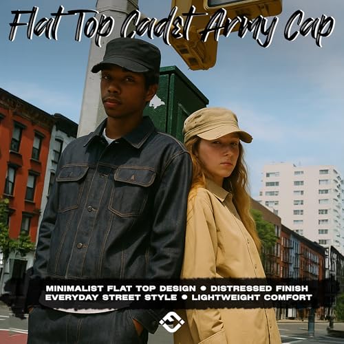 Funky Junque Vintage Newsboy Cap, Women's Cadet Cabbie Hat - color: Distressed Black