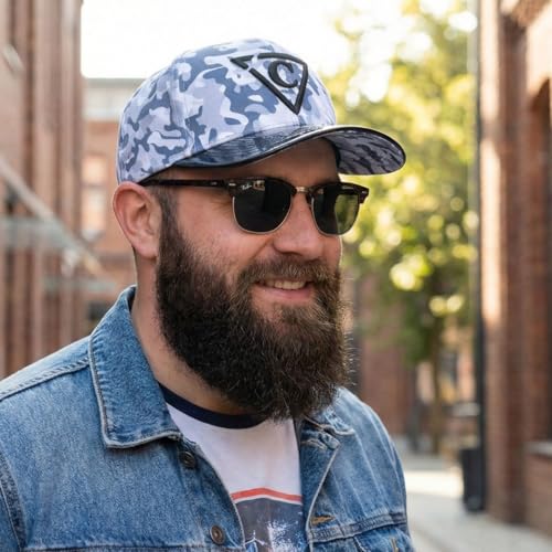 Capiche [99+ Variations] Special Series Snapback Cap - One Size Unisex Men - color: [Camo] Grey Camo Cu