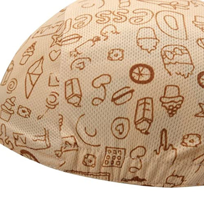 Funny Cycling Cap - Polyester Cartoon Cycling Hat-Under Helmet - Cycling Helmet Liner Breathable&Sweat Uptake - color: Ooo