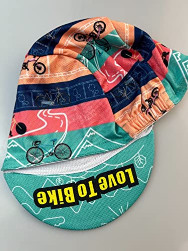 Funny Cycling Cap - Polyester Cycling Hat-Under Helmet - Cycling Helmet Liner Breathable&Sweat Uptake - color: B11