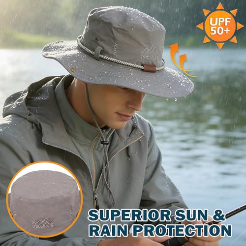 EINSKEY Classic Unisex Sun Hat | Waterproof Wide Brim Bucket Sun Hat