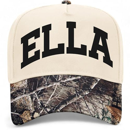 Ella Collegiate Hat - color: Tree Camo