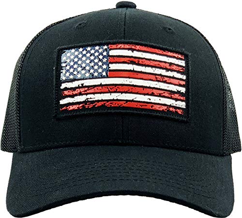 KBETHOS Flag USA America Military Thin Blue Line Thin Red Line Vintage Distressed Baseball Cap Dad Hat Unisex Adjustable… - color: Black Flag Tactical Usa Patch