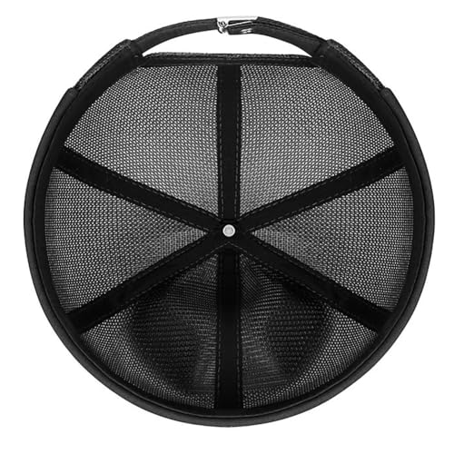 Mens Mesh Brimless Cap with No Brim, Summer Docker Cap Beanie Hat Flip Sailor Skullcap Breathable - color: Black 2