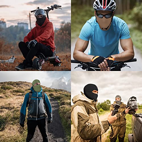 BaHoki Essentials Balaclava Ski Mask - Breathable Thermal Face Cover for Cold Weather - Wind-Resistant Head Gear - style: Khaki