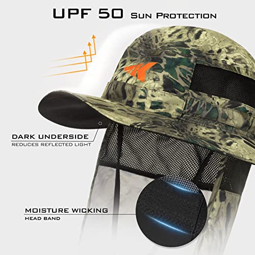 KastKing Sol Armis UPF 50 Boonie Hat for Sun Protection,Men Women - color: W: Multi-purpose