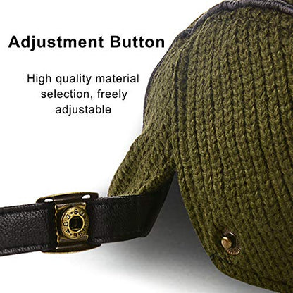 M MOACC Men Beret Hat Cotton Adjustable Newsboy Hats Cabbie Gatsby Cap Driving Flat Caps - color: Hat-t7-green