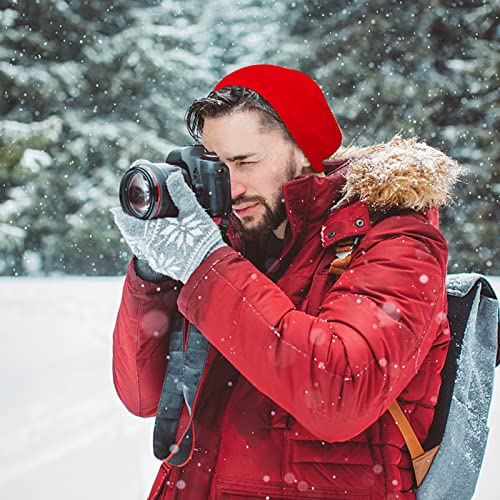 Wild Tribe Synthetic Microfleece Tactical Polartec Watch Cap Fleece Youth Mens Winter Warming Hat Military Skull Cap Beanie - color: Red