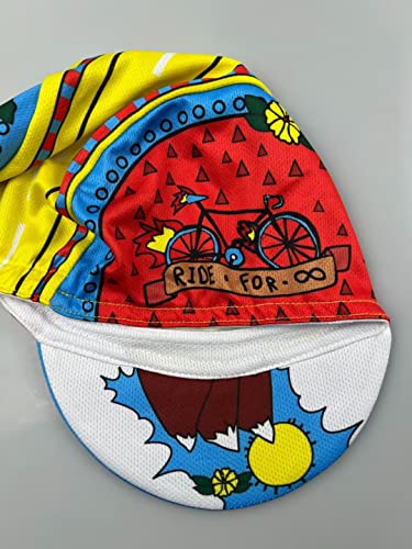 Funny Cycling Cap - Polyester Cartoon Cycling Hat-Under Helmet - Cycling Helmet Liner Breathable&Sweat Uptake - color: B2