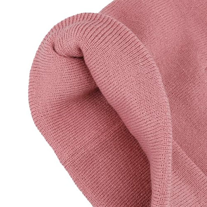 Levi's Mens All-Season Hero Beanie Soft Knit Cuffed Winter Hat, Warm & Comfortable Everyday Style - color: Pink
