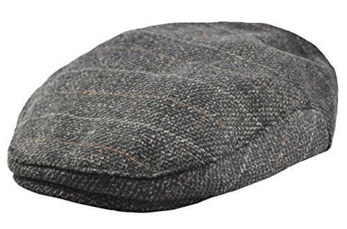 Cappello Men's Plaid Ivy Cap Hat S/m Black
