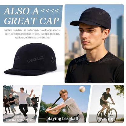 5 Panel Baseball Cap Soft Short Brim Hats for Men Cotton Trucker Hat Low Profile Dad Hats Cadet Caps Snapback Hats - color: Mg-pdym2585-beige