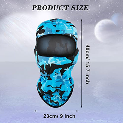 Geyoga 8 Pcs Balaclava Ski Mask Sun Protection