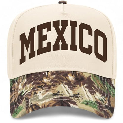 Mexico Collegiate Hat - color: Woodland Camo/Natural